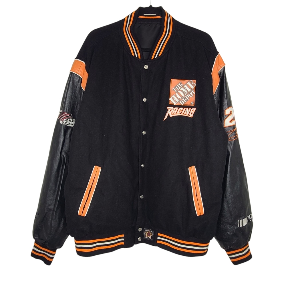 JH Design Vintage The Home Depot Racing Tony Stewart #20 Reversible Jacket 2X